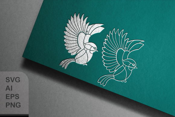 Chickadee Silhouette SVG Birds: Graphics & Illustrations