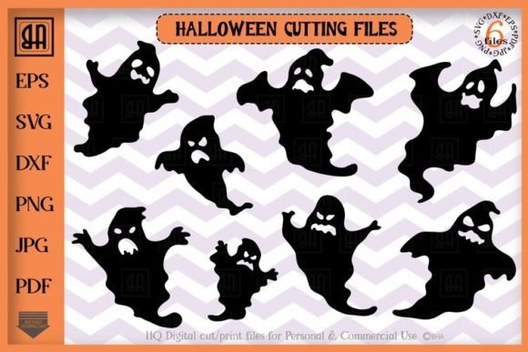 Halloween Ghosts SVG – Friendly, Flexible, and Embroidery-Ready