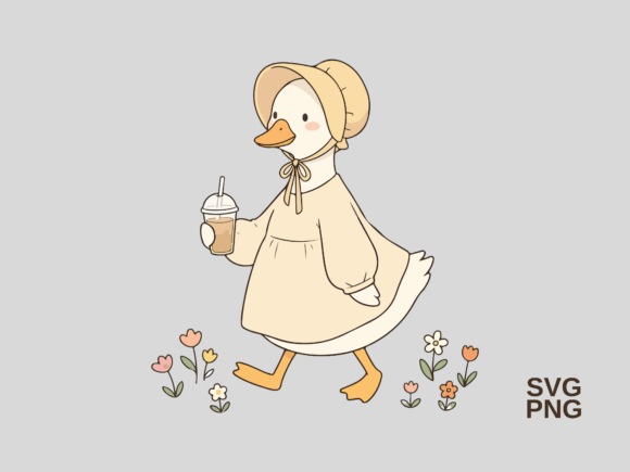 Mother Duck SVG PNG Cute Mama Duck Graphics