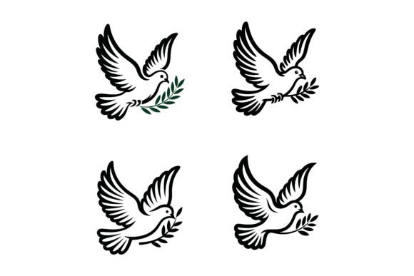 Pigeon Illustration Vector Bundle: Graphics & Illustrations for Handmade Crafters
