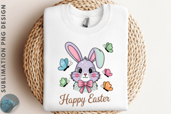 Sparkle Easter Bunny PNG Design: Graphics & Illustrations for Sellers